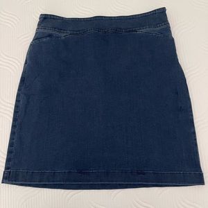 NWT Talbots Classic Denim Skirt Size 14